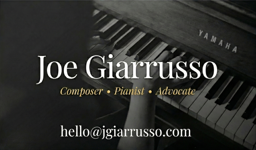 Joe Giarrusso Business Card
